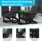 Flash Furniture Black Modern Poly Resin Adirondack Rocking Chair JJ-C14709-BK-GG - alternate 3
